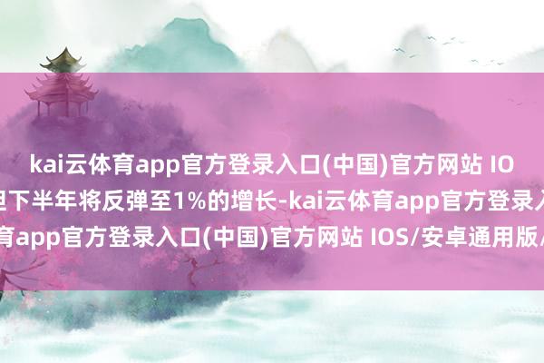 kai云体育app官方登录入口(中国)官方网站 IOS/安卓通用版/手机版但下半年将反弹至1%的增长-kai云体育app官方登录入口(中国)官方网站 IOS/安卓通用版/手机版