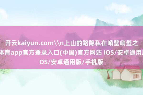 开云kaiyun.com\n上山的路隐私在峭壁峭壁之上-kai云体育app官方登录入口(中国)官方网站 IOS/安卓通用版/手机版