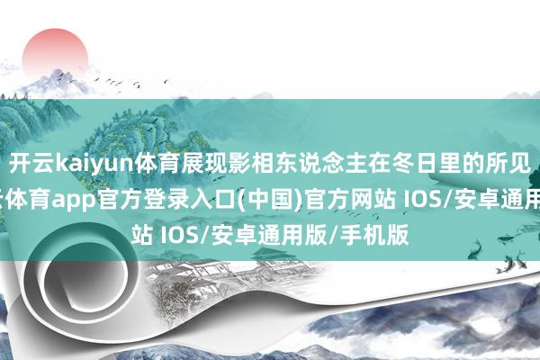 开云kaiyun体育展现影相东说念主在冬日里的所见所感-kai云体育app官方登录入口(中国)官方网站 IOS/安卓通用版/手机版